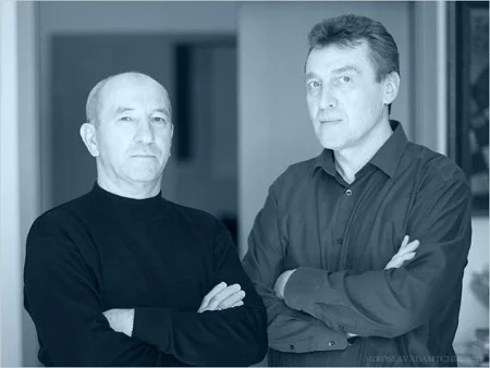 Leanid Hałubovič i Adam Hłobus. Fota adam-hlobus.livejournal.com.