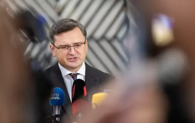 Ministr zamiežnych spraŭ Dźmitryj Kuleba. Foto Getty Images