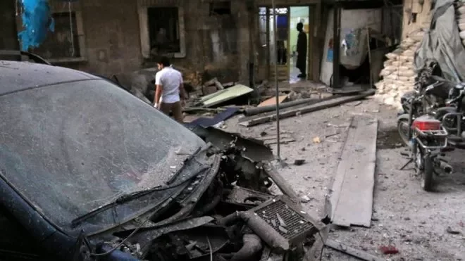 Шпіталі ў Алепа падвергліся другой бамбёжцы за тыдзень. Фота Reuters