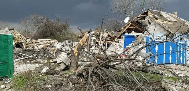 Разрушения на Луганщине. Фото Сергея Гайдая