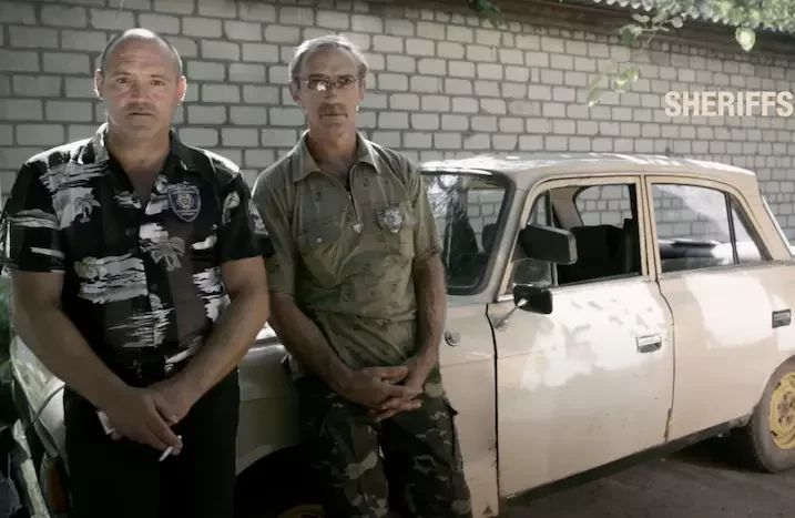 Скрын: кадр з фільма «Украінскія шэрыфы»