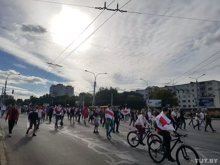 Митинг в Минске 13 сентября. Фото: TUT.BY