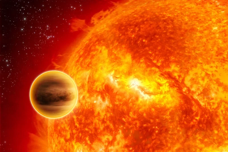 HD189733b va ŭjaŭleńni mastaka. Vyjava: C.Carreau/ESA/NASA