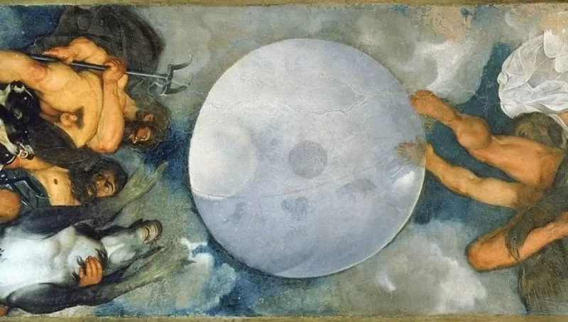 Фреска «Юпитер, Нептун и Плутон» Караваджо. Фото: Википедия
