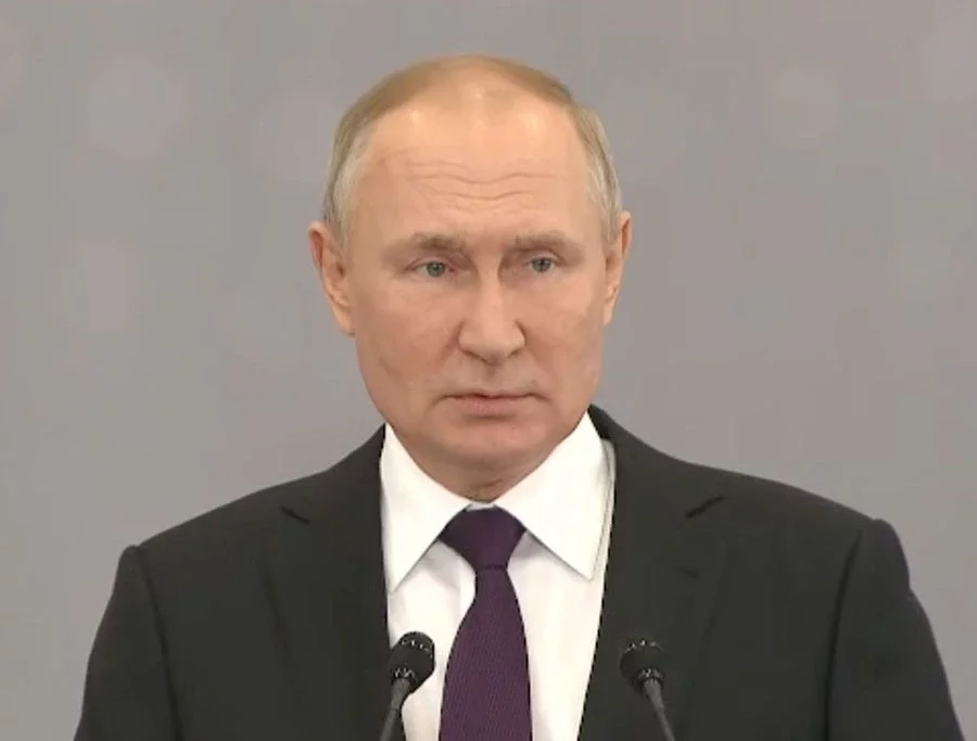Путин в Астане. Скриншот из видео