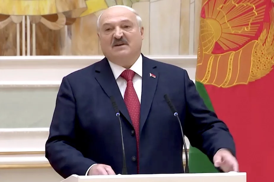 Александр Лукашенко. Скриншот видео