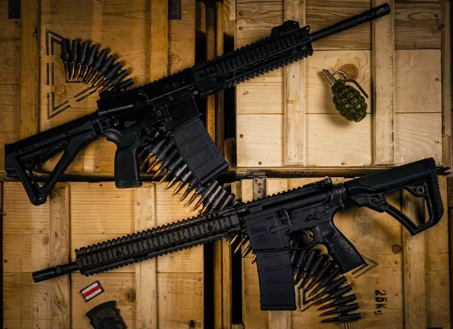 Оружие Полка Калиновского. Фото из телеграм-канала полка @belwarriors
