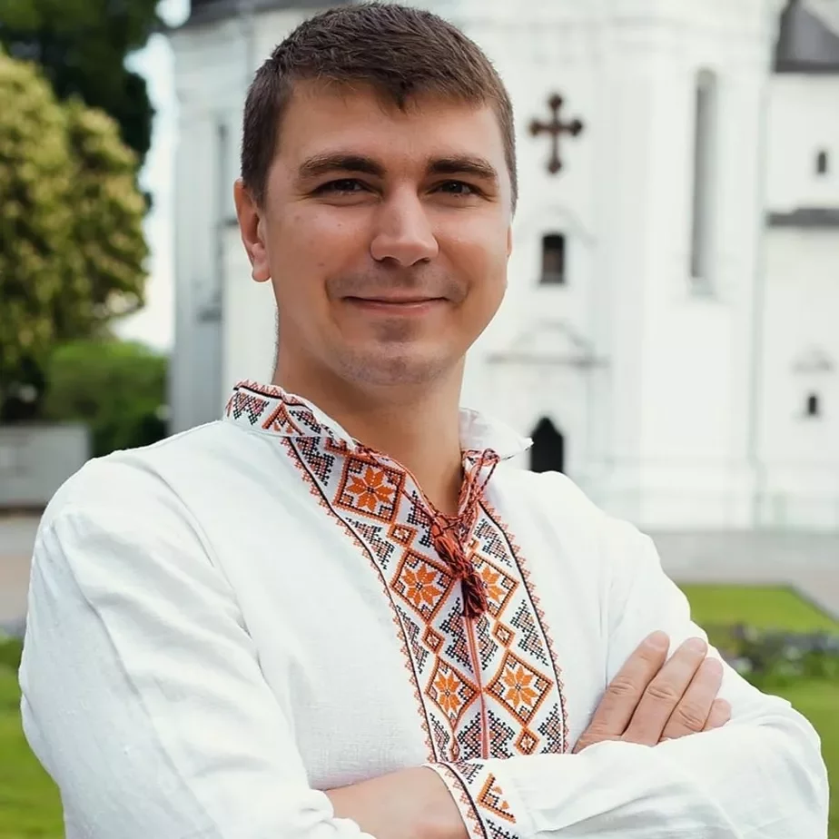 Ukrainski deputat Anton Palakoŭ. Fota ź jaho staronki ŭ fejsbuku.