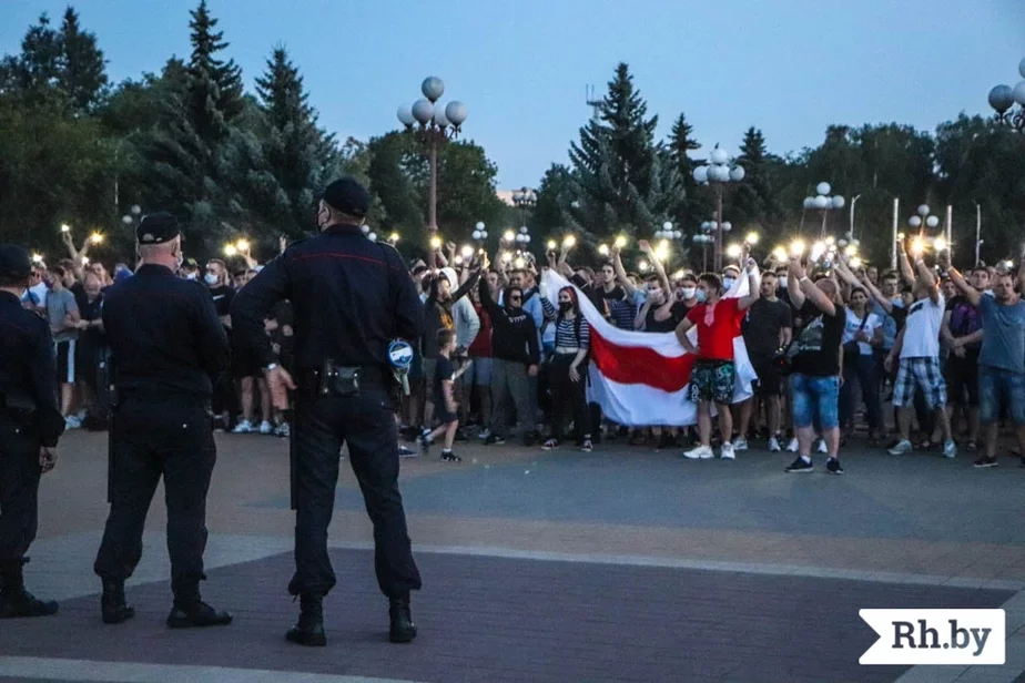 Августовские протесты в Молодечно. Фото Rh.by