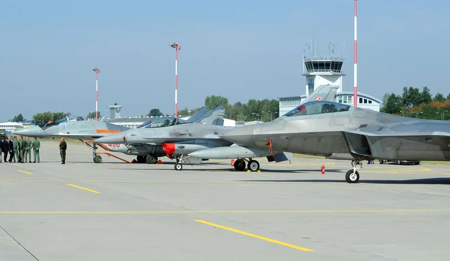 Истребители «Миг-29», принадлежащие польским военно-воздушным силам. Фото: АР.