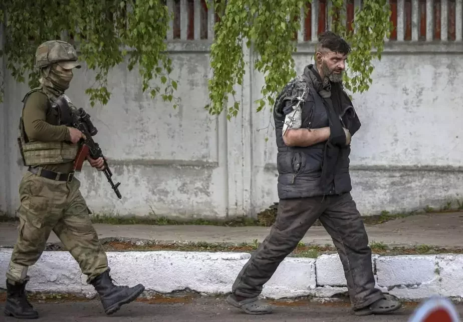 Фото пленного защитника Мариуполя Михаила. Источник: российские СМИ