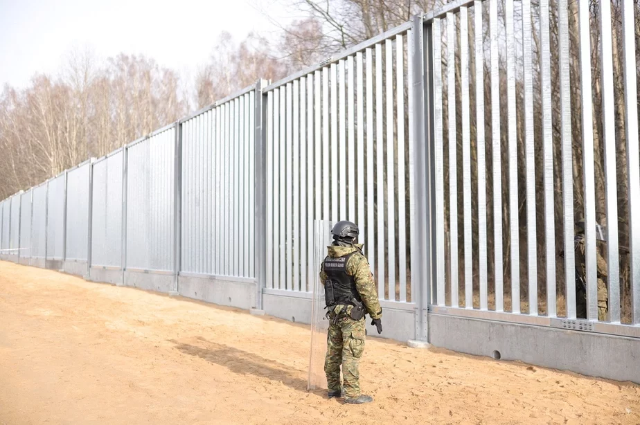 Стена на польско-белорусской границе