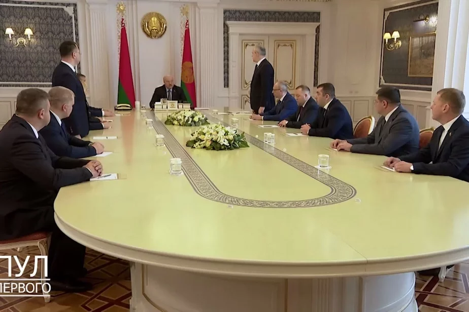 Совещание у Лукашенко, 27 марта. Скрин видео