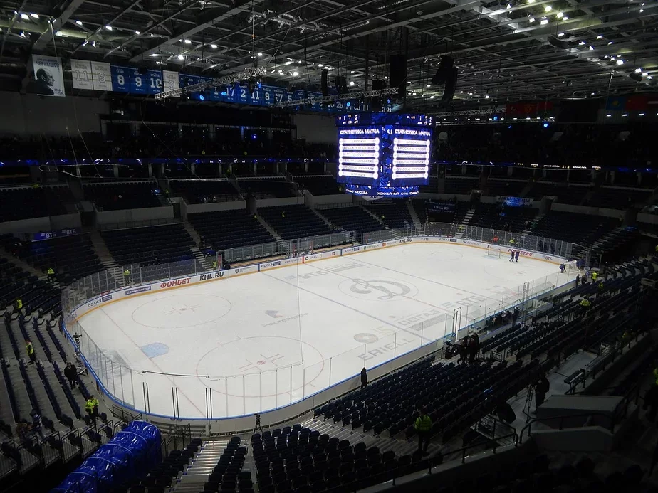 Arena Riga — adzin ź niešmatlikich ladovych kompleksaŭ u Łatvii. Fota: Wikimedia Commons