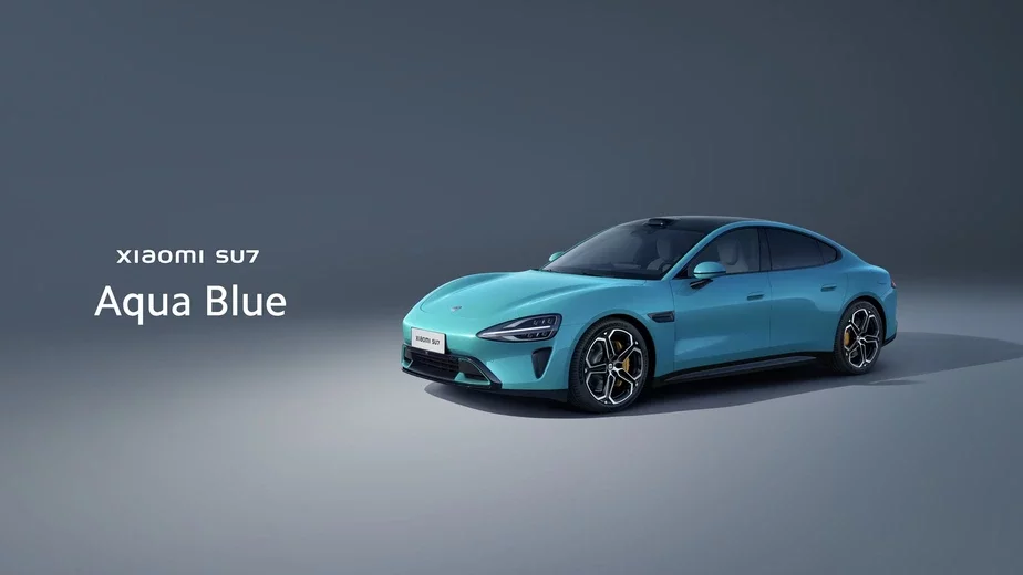Автомобиль будет продаваться в трех вариантах: голубом, сером и зеленом. Фото: facebook.com/XiaomiGlobal